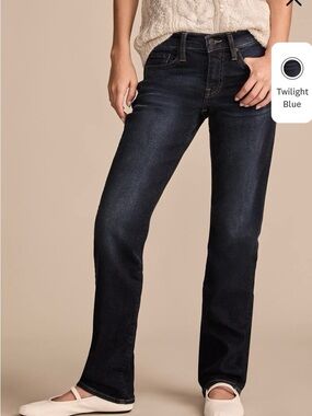 Lucky Jeans Sweet Straight Twilight Blue Mid-rise Straight-Leg Jeans